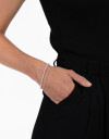 Pulseras Flexibles Pulsera De Doble Cadena - Dorado