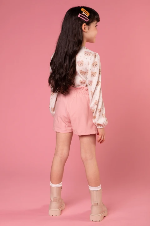 Conjunto Blusa Manga Larga y Short Conjunto Blusa Manga Larga y Short