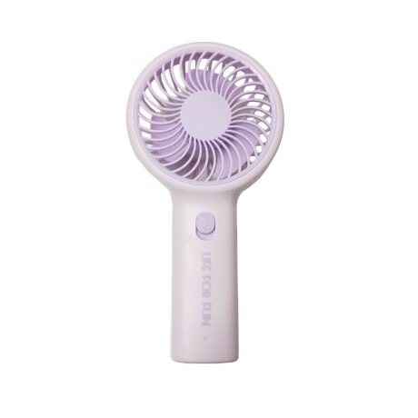 Ventilador mini con soporte violeta