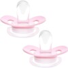 Set x2 chupetes BUBA fisiologico 6-18 meses elefante rosado