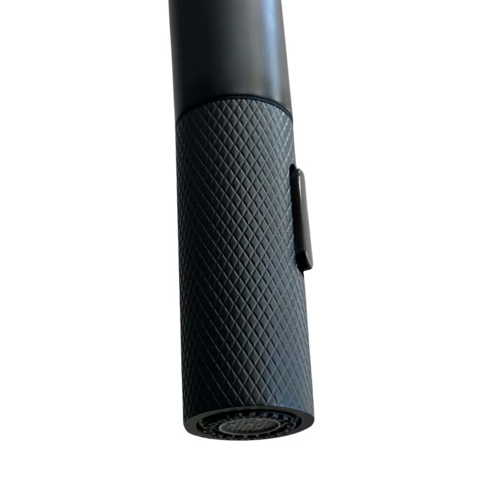 Grifería de Cocina Monocomando de mesada Virtus Curvo Extensible Negro Mate Grifería De Cocina Monocomando De Mesada Virtus Curvo Extensible Negro Mate