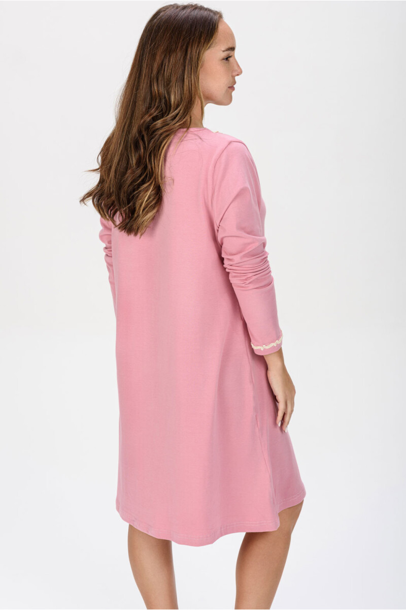 CAMISÓN ALGODÓN ROSADO