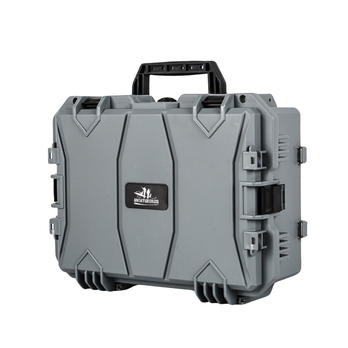 Caja Rigida Plastica para arma corta Aventureros 46,5 x 35,5 x 20,5 - Gris 