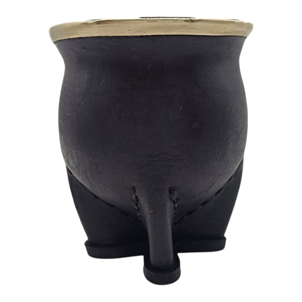 Mate camionero con apliques en bronce - ALPACA - 02 - negrouniforme 