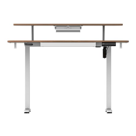 ESCRITORIO REGULABLE METAL-Y-MDF MARRON AILERON