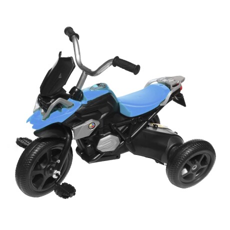 Moto Triciclo a Pedal para Niños Azul