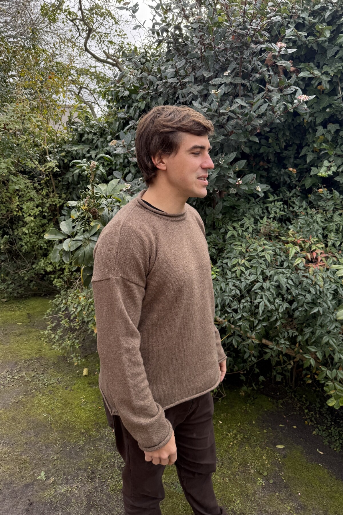 Wool Sweater Men Topo