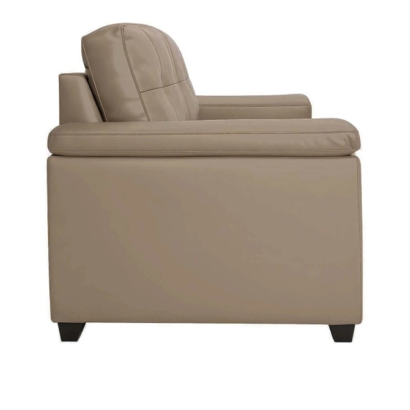 Sofa 3 Cuerpos Luares Pu Taupe Sofa 3 Cuerpos Luares Pu Taupe
