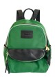 Mochila con bolsillo verde