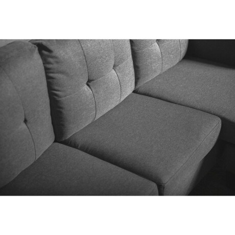 Sillon 3 cuerpos con chaise Herbie Gris
