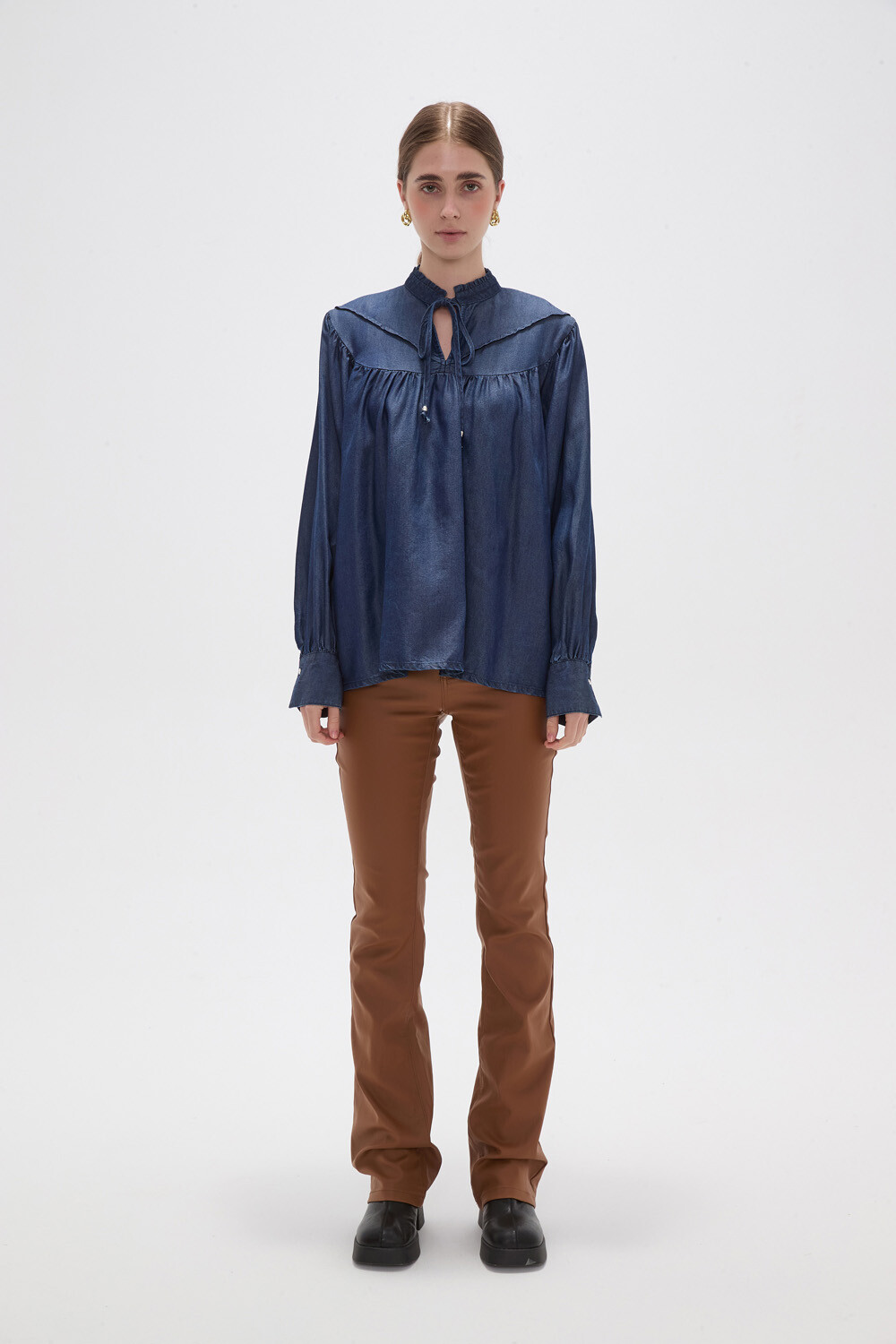 Blusa Falros Azul Indigo