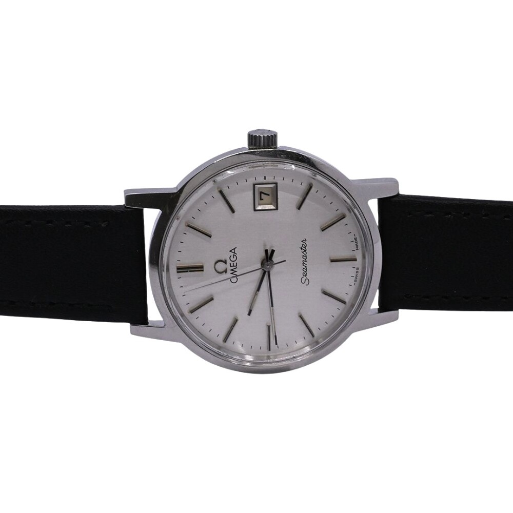 Omega Seamaster acero, 1360099 movimiento con calendario rápido, acero 35 mm año 1980. Omega Seamaster acero, 1360099 movimiento con calendario rápido, acero 35 mm año 1980.