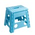 Banco Plegable Multiuso Resistente Banquito 32 Cm Alto 90 Kg Color Variante Azul