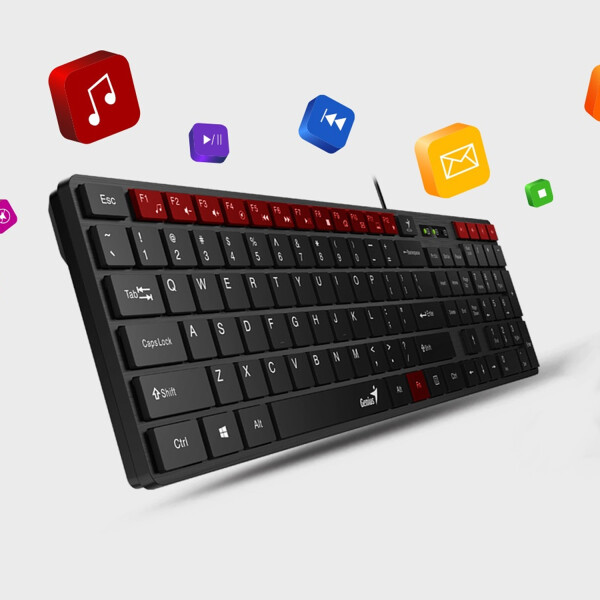 Combo Genius Slimstar C126 Teclado Y Mouse Usb COMBO GENIUS SLIMSTAR C126 USB COM103