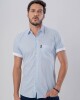CAMISA MC Azul claro