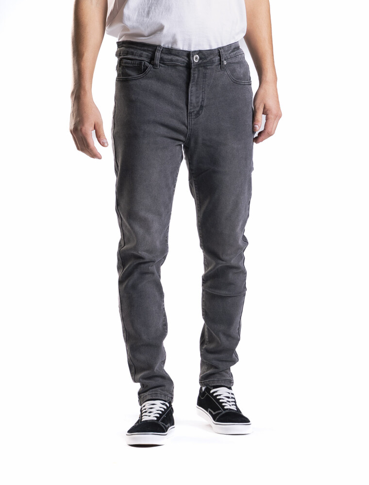 Jean Slim Fit Largo 30 Gris