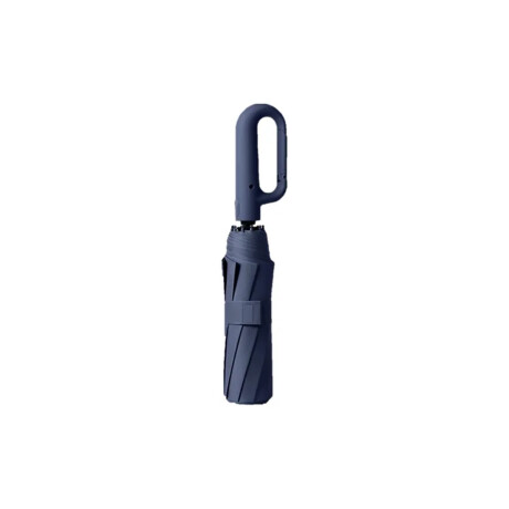 Paragua plegable con mango clip redondo Azul