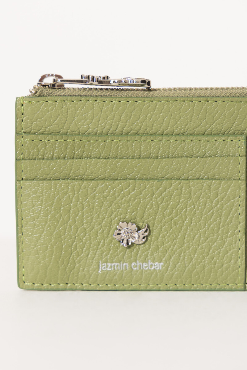 TARJETERO BARROQUE Verde Oliva