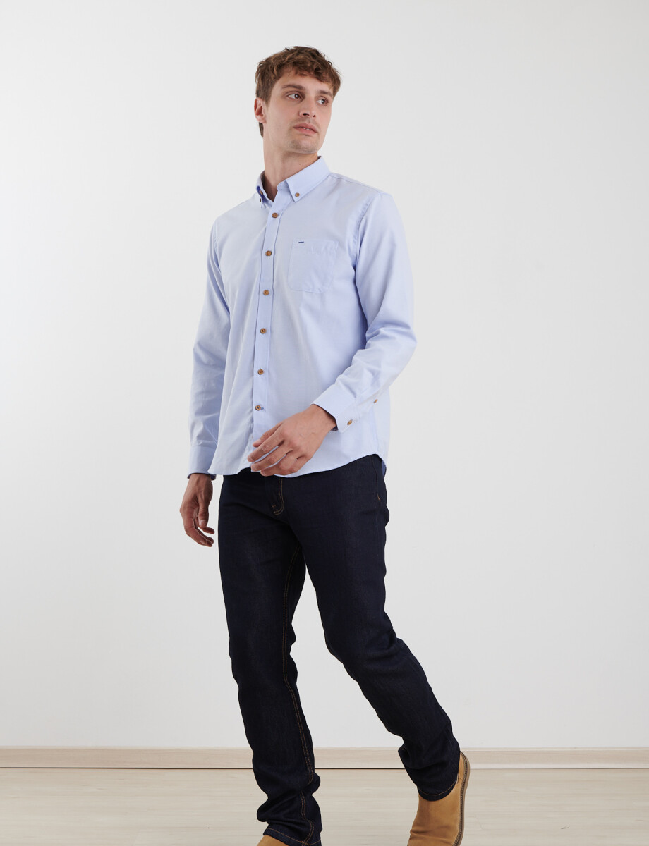 012587 CAMISA HARRINGTON LABEL Celeste