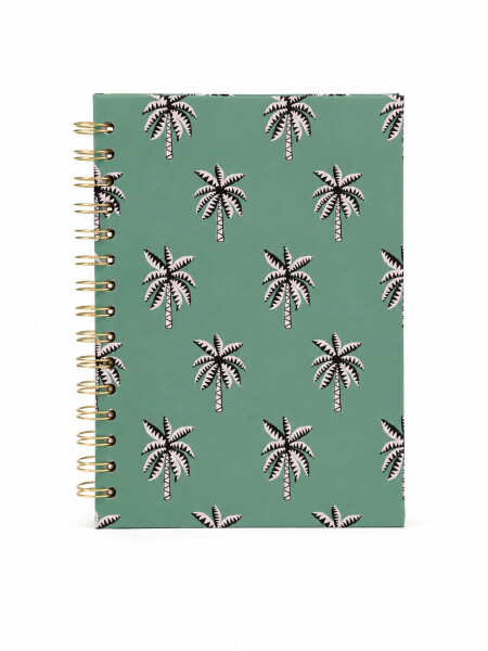 LIBRETA A5 ESPIRAL VERD ESMERALDA