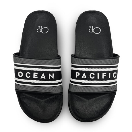 Chancletas Sandalias Ojotas Ocean Pacific Adulto Gris y Negro