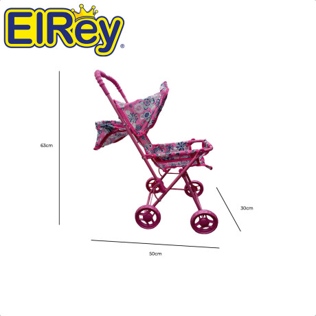 Coche De Muñecas Bebé Juguete 4 Ruedas Plegable Jug022003-es