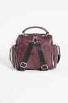 Mochila bandolera con bolsillo bordo