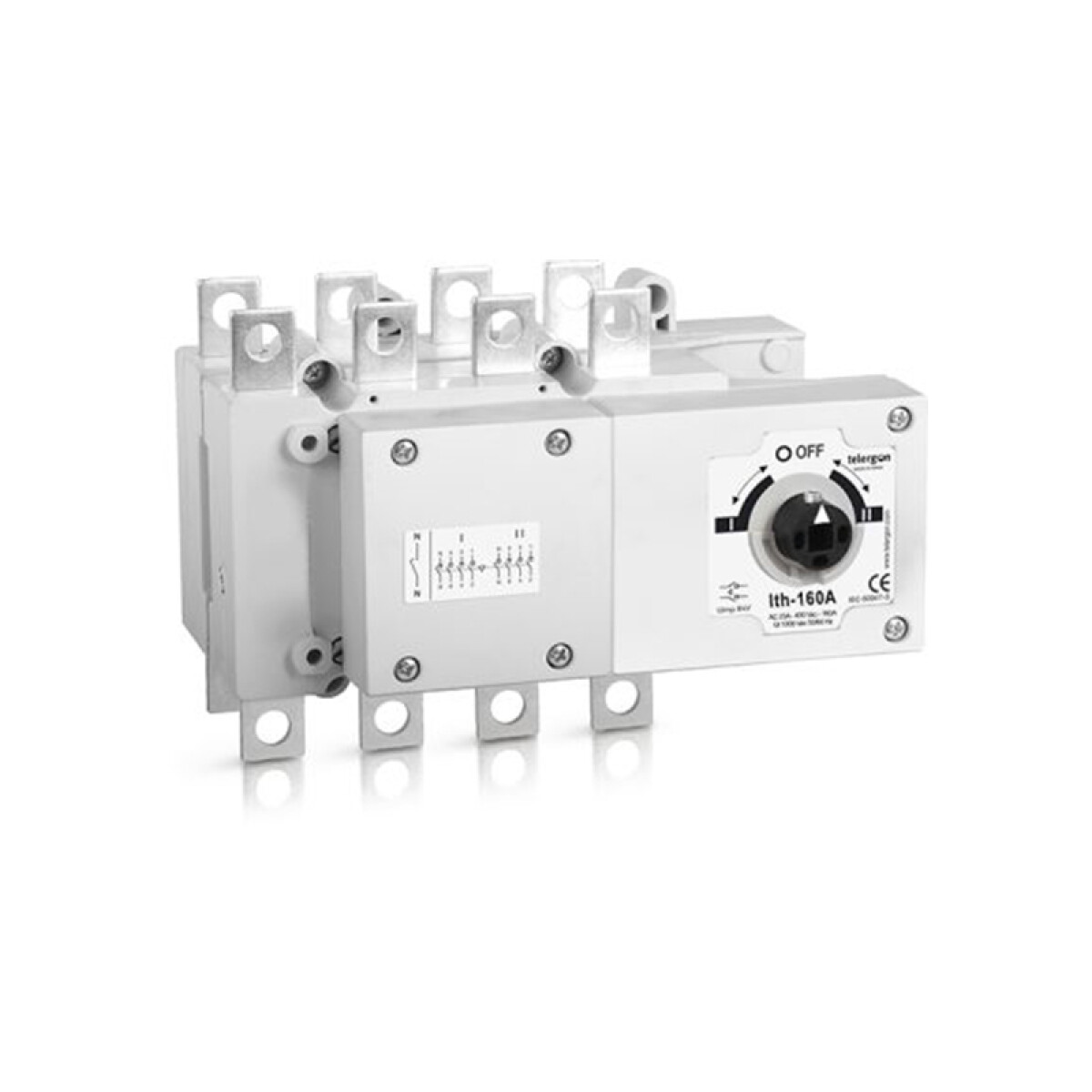 Interruptor doble vía 4P 160A S5000F - TG0105 