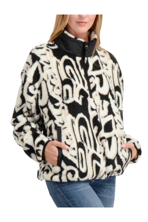 Campera O'Neill California Neo-Vintage Blanco/Negro