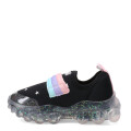 Championes Infantiles Bibi Roller Celebration Luces Negro - Multicolor
