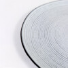 PLATO PLAYO CERAMICA GRIS ESPIRAL 26.5CM Unica