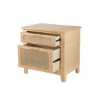 MESA DE LUZ C/RATAN 69.5x46x66CM NATURAL MESA DE LUZ C/RATAN 69.5x46x66CM NATURAL