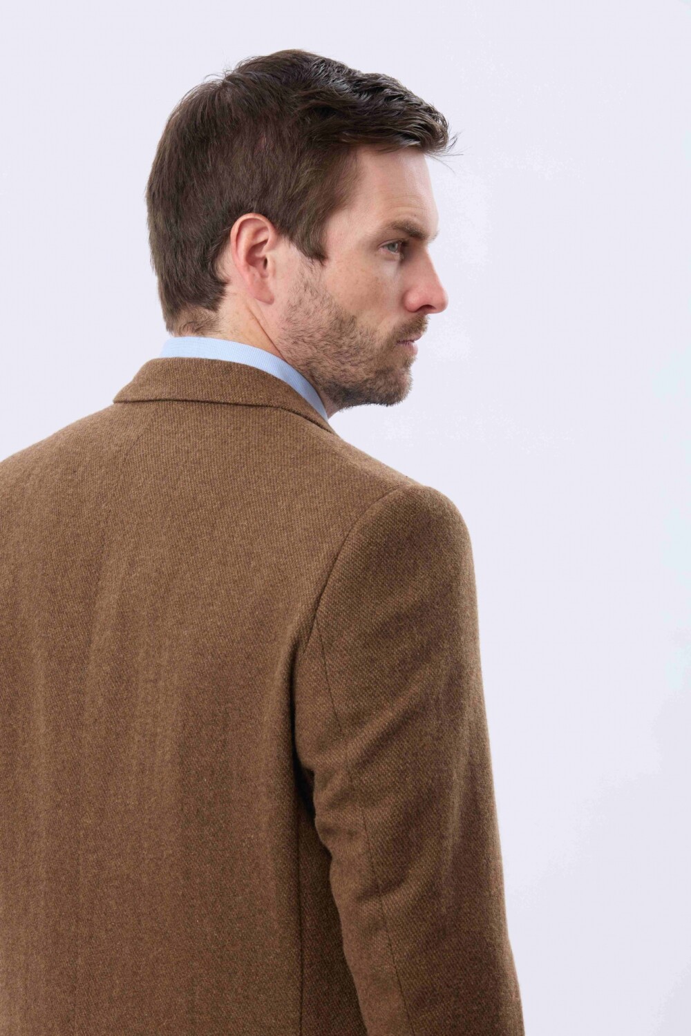 SACO SPORT DE LANA Tostado