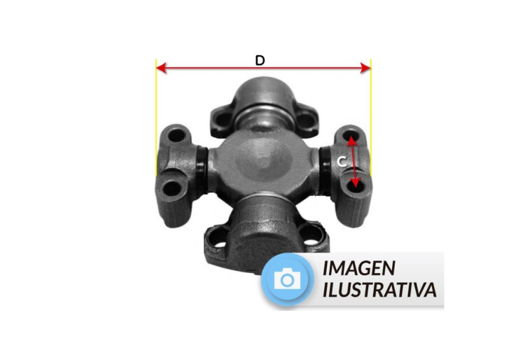 CRUCETA C:49.2mm D:148.1mm CRUCETA C:49.2mm D:148.1mm