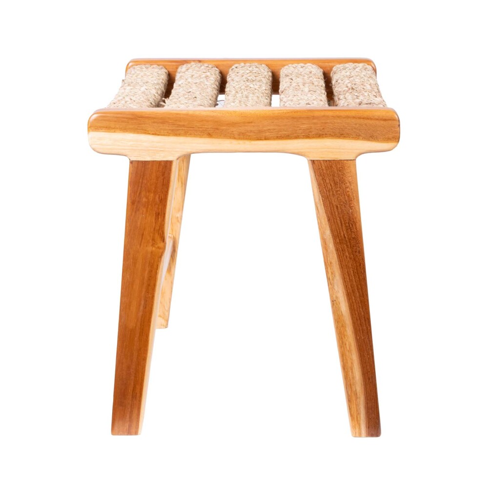 TABURETE SEAGRASS NATURAL/BEIGE MADERA 1
