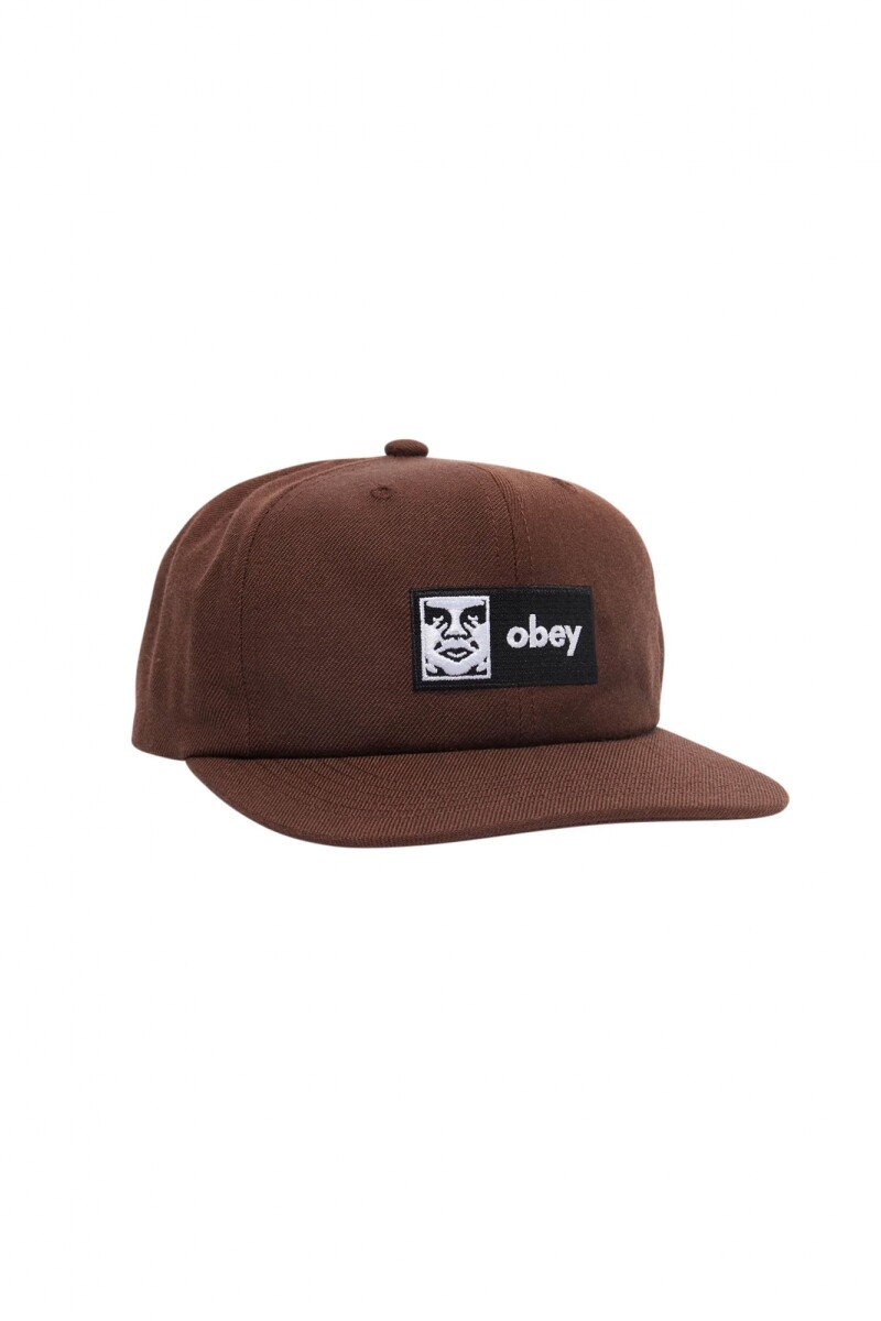 OBEY CASE 6 PANEL CLASSIC SNA Marron