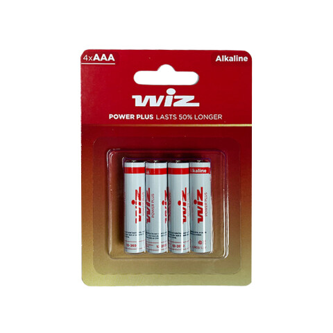 Pila alcalina AAA 1,5V 1200mAh. Precio por pila WZ0102
