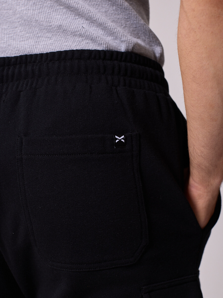 BERMUDA FELPA ELISO DIXIE Negro