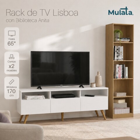 Rack para Tv Lisboa minimal + Repia Anita Rack para Tv Lisboa minimal + Repia Anita