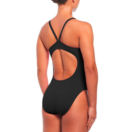 Traje De Baño Racerback One Piece de Mujer negro