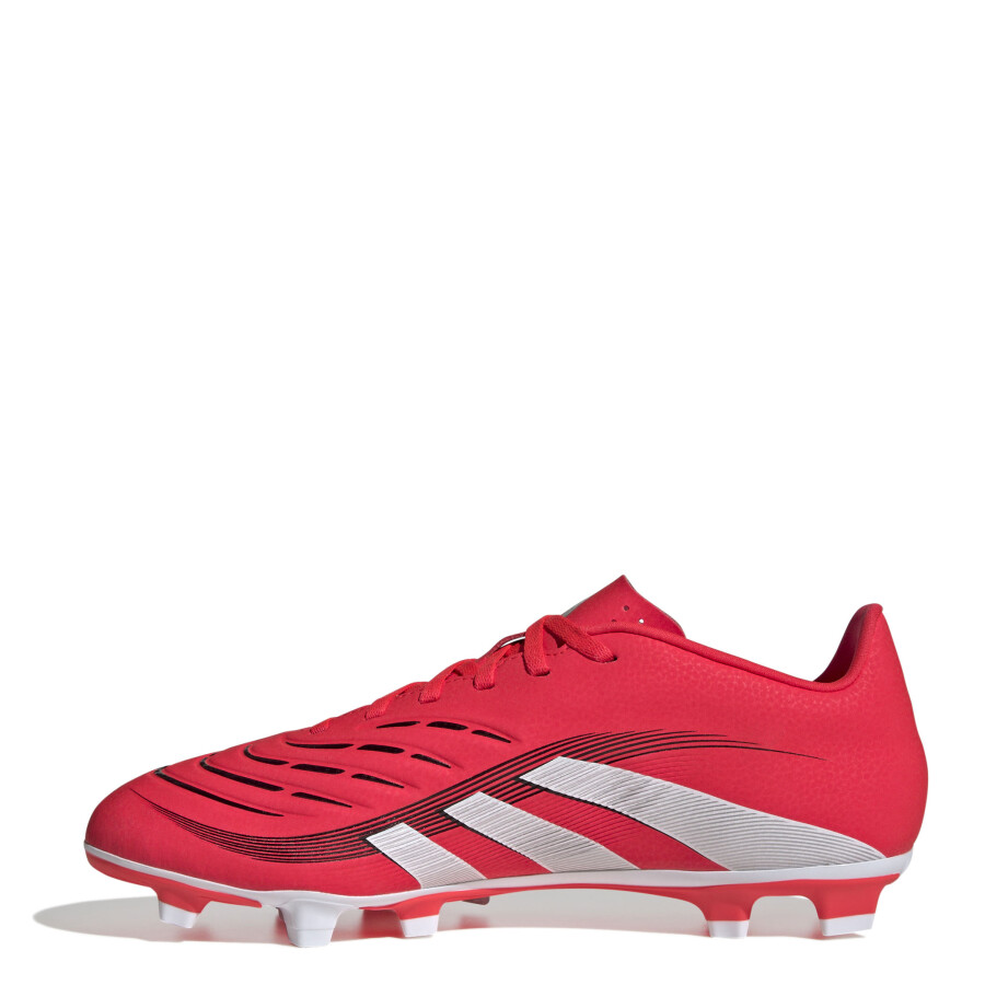 Championes de Hombre Adidas Fútbol 11 Predator FG Rojo - Blanco - Negro
