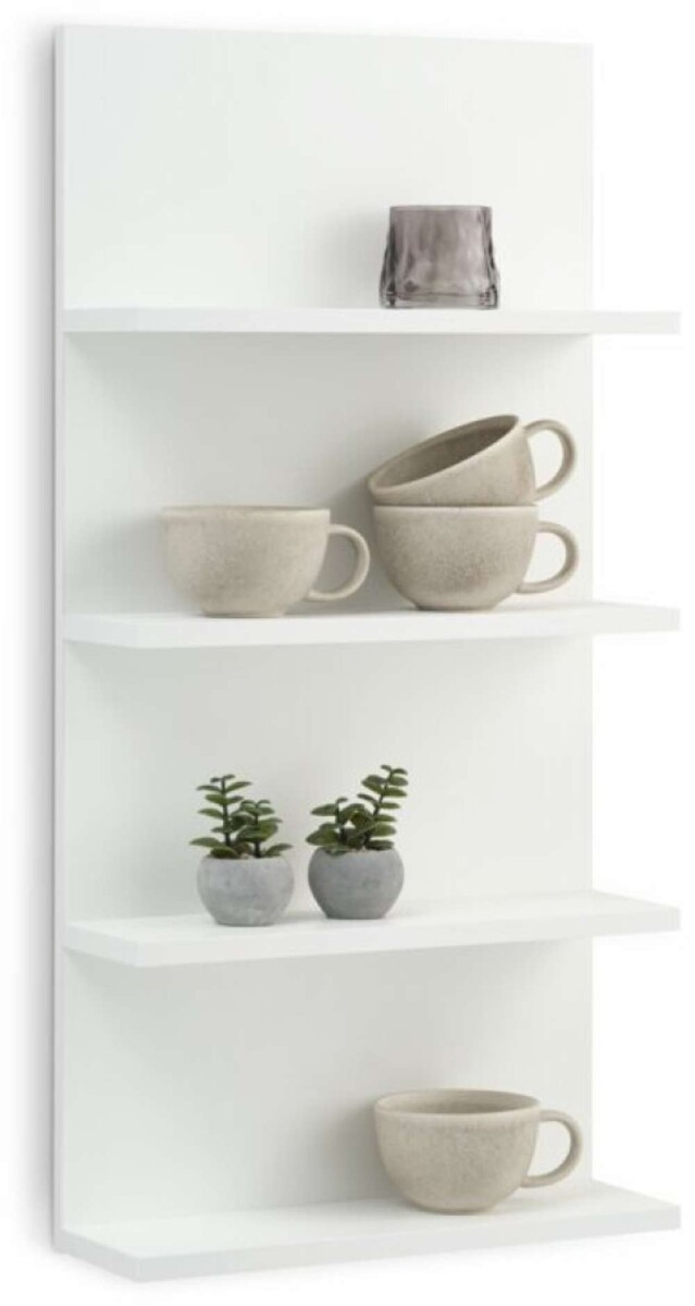 Estante De Pared Karstoft 4 Estantes - Blanco 