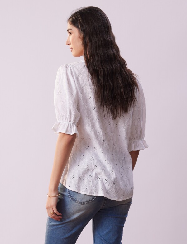 Blusa Labrada CRUDO