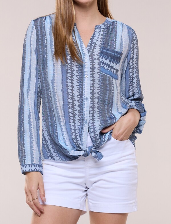 Blusa Nudo AZUL/MULTI