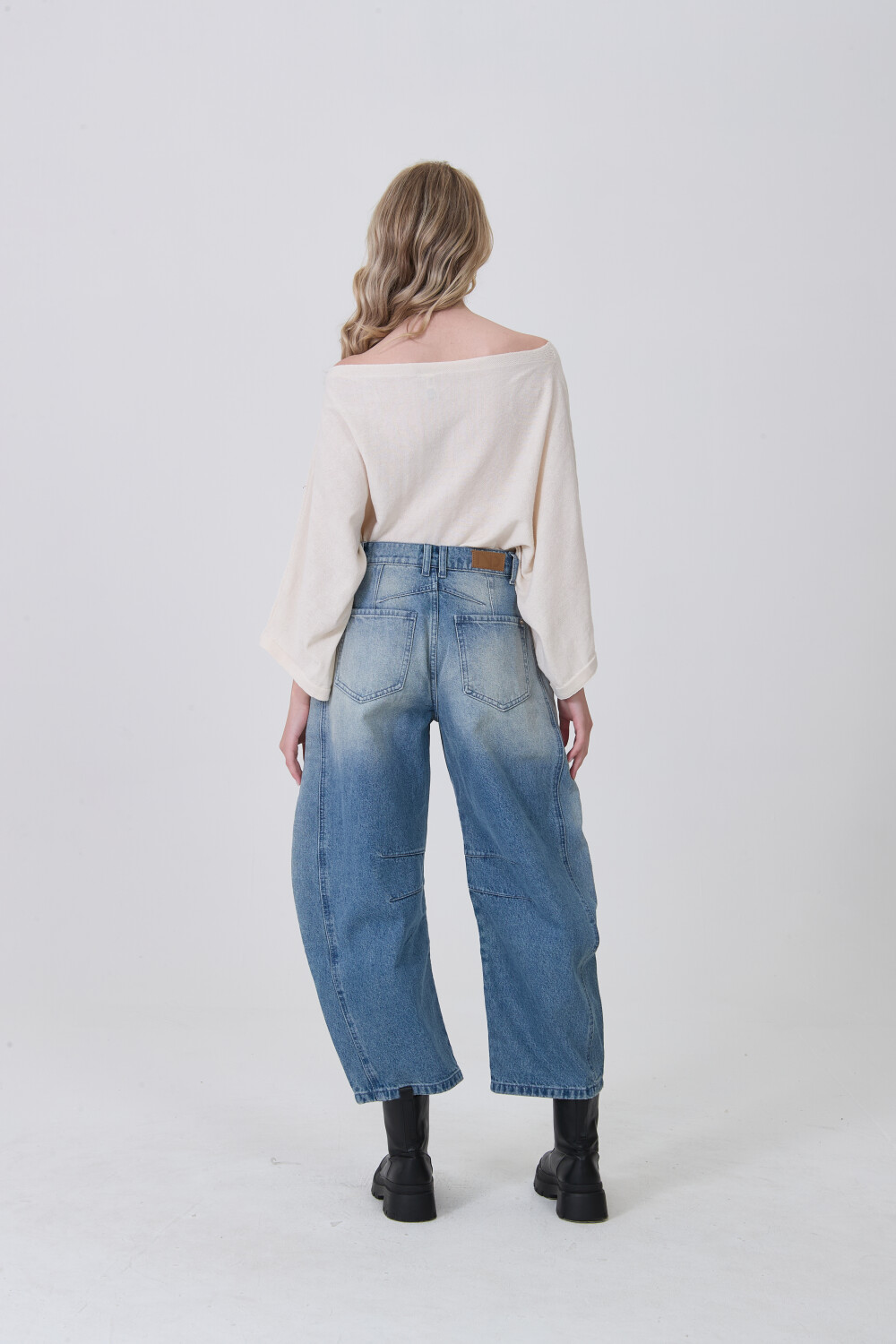 Pantalon Rynara Azul Grisaceo