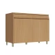 Bajo Mesada 80cm 2P sin Tapa GAMAS DE BEIGE
