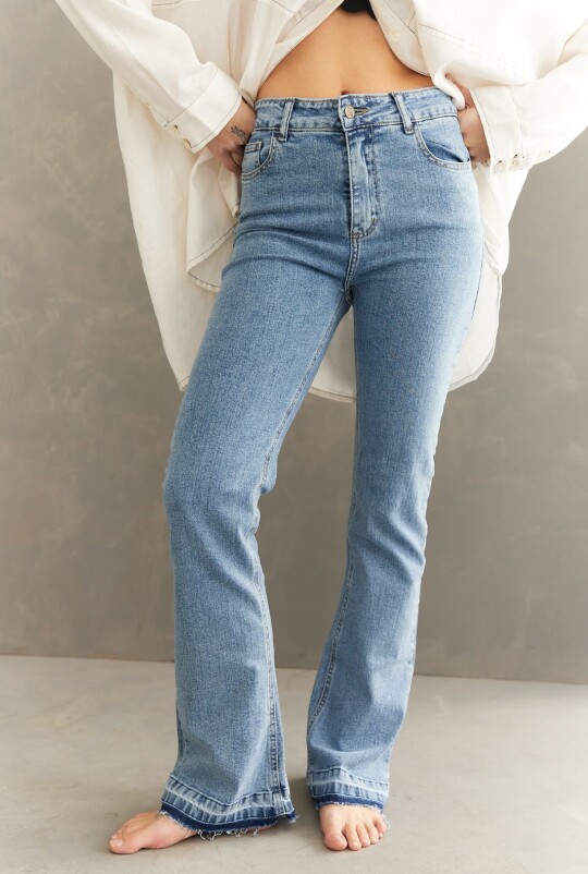 Jean New Flare Azul