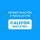 imagen de Desinstalación + Instalación de calefon hasta 110