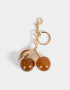 Llavero Glitter Llavero Y Charm "girly Coffee Era" - Dorado