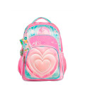 Mochila FOOTY 18" Corazon Lila